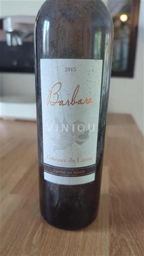 Vallée de la Loire Coteaux-du-layon Domaine Des Essarts Barbara 2015