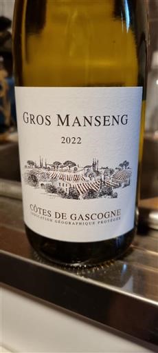 Sydvestfrankrig Côtes de Gascogne Gros Manseng 2022
