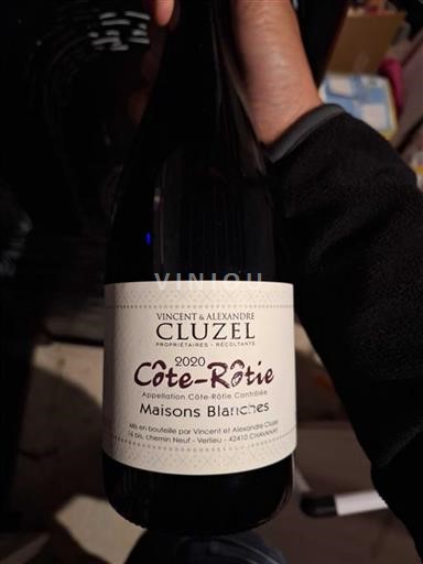 Rhônen laakso Côte-rôtie Vincent & Alexandre Cluzel Maisons Blanches 2020