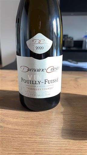 Burgundsko Pouilly-fuissé Corsin Vieilles Vignes 2020