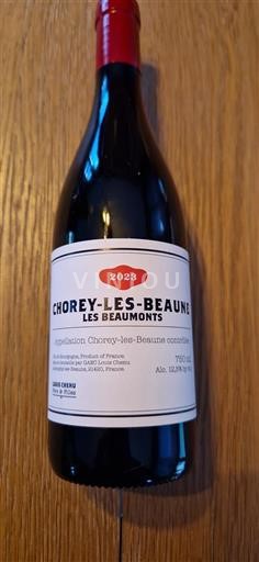 Bourgogne Chorey-lès-beaune Louis Chenu Les Beaumonts 2023
