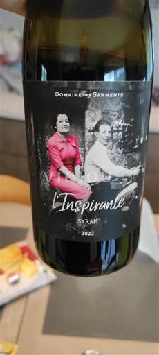 Rhônevallei Côtes-du-rhône Domaine Des Sarments L'Inspirante 2022
