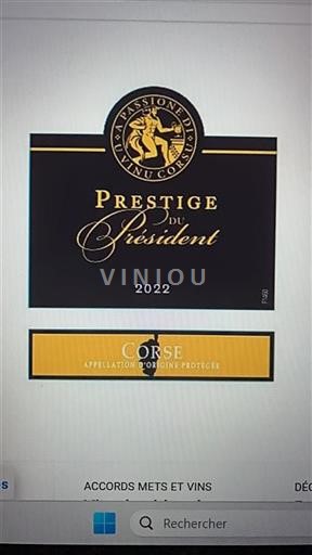 Corsica Prestige Du Président 2022
