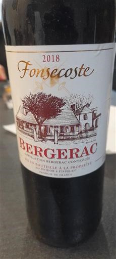 Sydväst Bergerac Fonsecoste 2018