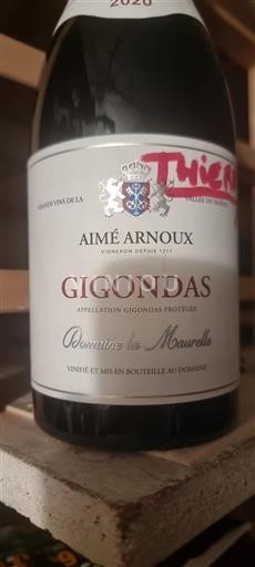 Rhône Valley Gigondas Aimé Arnoux Domaine la Maurelle 2020