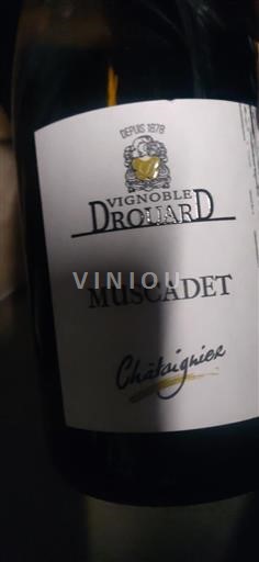 Loiredalen Muscadet Vignoble Drouard Châtaignier Icke årgångsbetecknad