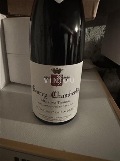 Burgundy Gevrey-Chambertin Grand Cru Denis Mortet Mes Cinq Terroirs 2021
