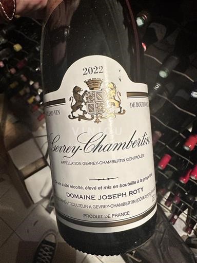 Vin Rouge sec Domaine Joseph Roty 2022 France Bourgogne Gevrey-chambertin