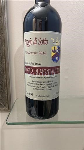 Toscana Rosso di Montalcino Poggio Di Sotto 2018