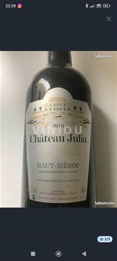 Bordeaux Haut-Médoc Château Julia 2013