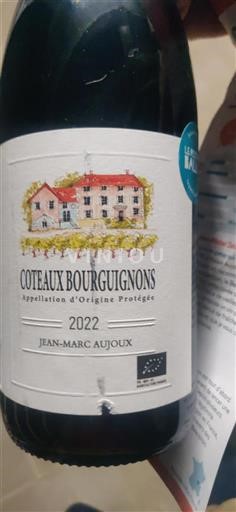 Burgundy Coteaux Bourguignons Jeanmarc Aujoux 2022