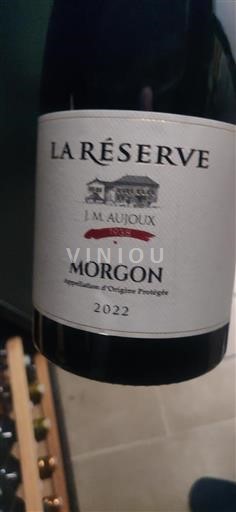 Beaujolais Morgon J.m. Aujoux La Réserve 2022