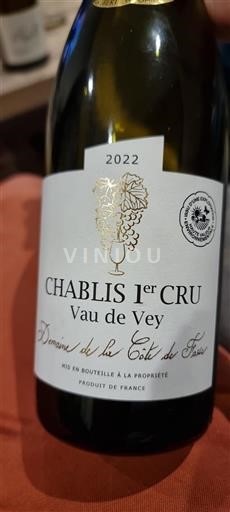 Bourgogne Chablis Premier Cru Premier Cru Domaine La Côte De Fasse Vau de Vey 2022