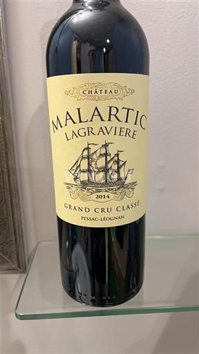 Bordeaux Pessac-Léognan Château Malartic Lagravière 2014