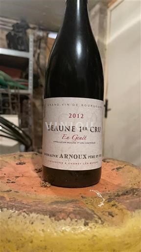 Burgundy Beaune Premier Cru Arnoux Père Et Fils En Gen%c3%aat 2012