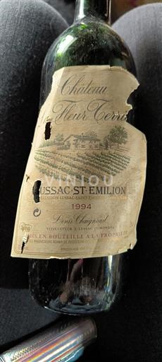 Bordeaux Lussac-Saint-Émilion Château La Fleur Terrien 1994