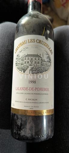 Bordeaux Lalande-de-Pomerol Château Les Cruzelles 1998