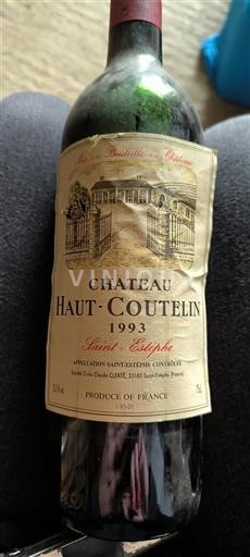 Burdeos Saint-Estèphe Château Hautcoutelin 1993