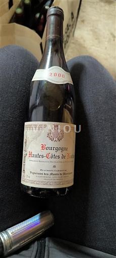 Bourgondië Hautes Côtes de Nuits Vignerons Des Monts De Bourgogne 2000