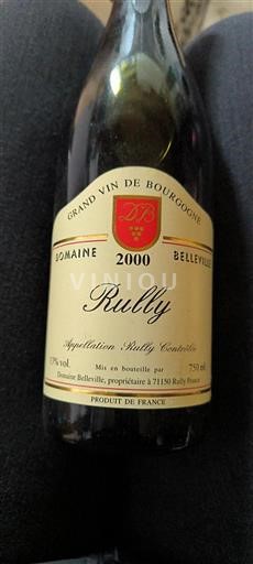 Bourgondië Rully Domaine Belleville 2000