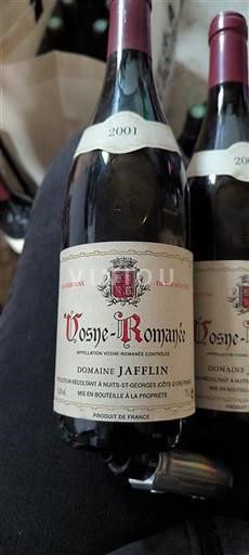 Burgundy Vosne-Romanée Domaine Jafflin 2001