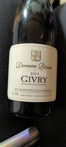 Borgogna Givry Besson 2013