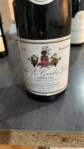 Bourgogne Corton Grand Cru Jean Pierre Maldant Les Grandes Lolières 2005