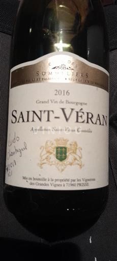 Borgoña Saint-Véran Vignerons Des Grandes Vignes 2016