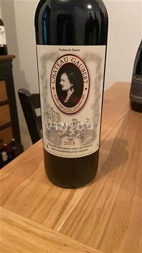 Burdeos Saint-Émilion Gran Cru Grand Cru Château Gaubert 2018