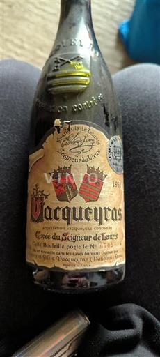 Rona dolina Vacqueyras Vieux Clocher du Seigneur de Lauris 1993