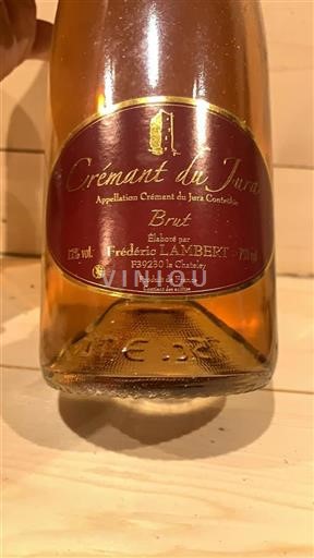 Jura Crémant du Jura Domaine Frédéric Lambert Non-Vintage