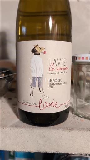 Vallée de la Loire Muscadet-sèvre-et-maine Les Vins De L'avie Le Vaurien 2022