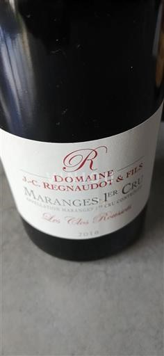 Bourgogne Ospecificerad Premier Cru Domaine Jc. Regnaudot & Fils Les Clés Roussots 2018