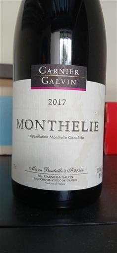 Borgogna Monthélie Garnier & Galvin 2017