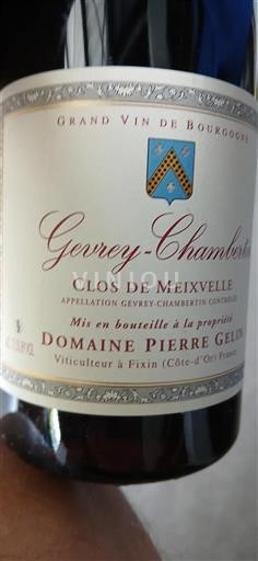 Burgundsko Gevrey-Chambertin Domaine Pierre Gelin Clos de Meixvelle 2016