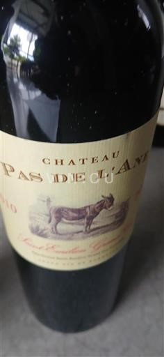 Bordeaux Saint-Émilion Grand Cru Château Pas De L'âne 2010