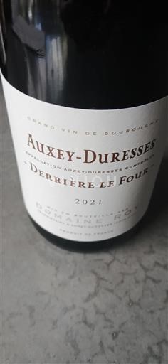 Bourgogne Auxey-duresses Domaine Roy Derrière le Four 2021