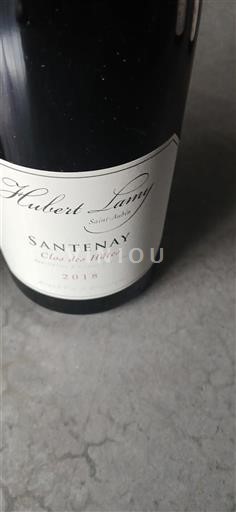 Borgogna Santenay Domaine Hubert Lamy Clos des Hâtes 2018