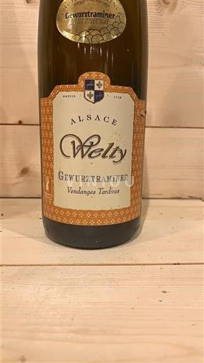 Elsass Gewürztraminer Domaine Welty Vendanges Tardives 2005