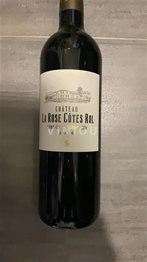 Burdeos Saint-Émilion Grand Cru Château La Rose Côtes Rol 2016