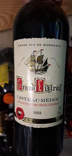 Bordeaux Listrac-Médoc Grand Listrac 2008