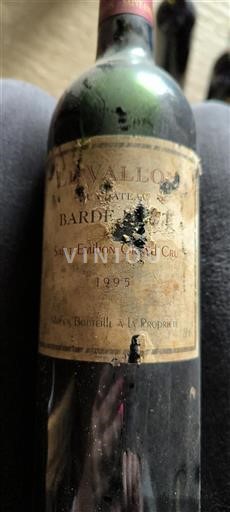 Burdeos Saint-Émilion Grand Cru Château Le Vallon 1995