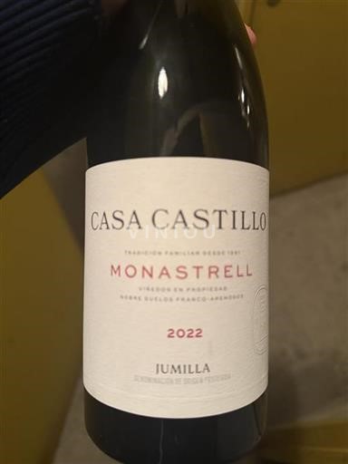 Murcie Jumilla Casa Castillo Monastrell 2022