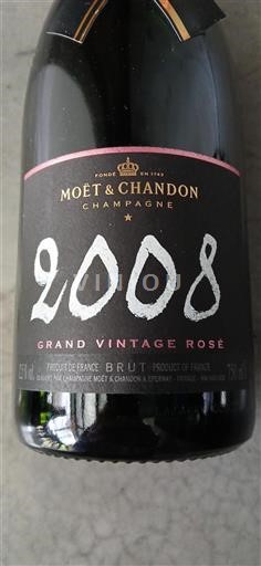 Champagne Moët & Chandon Grand Vintage Rosé 2008