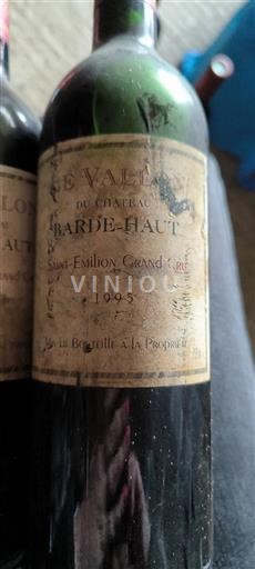 Bordeaux Saint-Émilion Grand Cru Grand Cru Château Bardehaut Le Vallon 1995