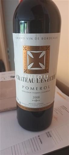 Bordeaux Pomerol Château L'évêché 2008