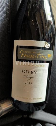 Bourgogne Givry Domaine Mouton Village 2011