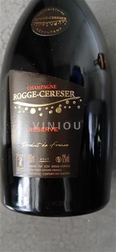 Champagne Roggecereser Réserve Icke årgångsbetecknad