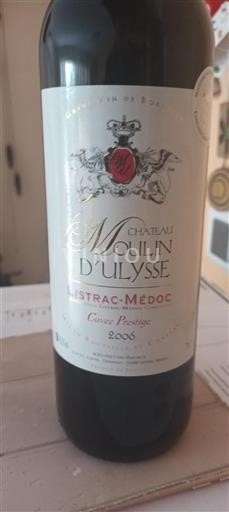 Bordeaux Listrac-Médoc Château Moulin Ulysse Prestige 2006