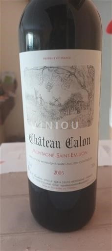 Bordéus Montagne-saint-émilion Château Calon 2005